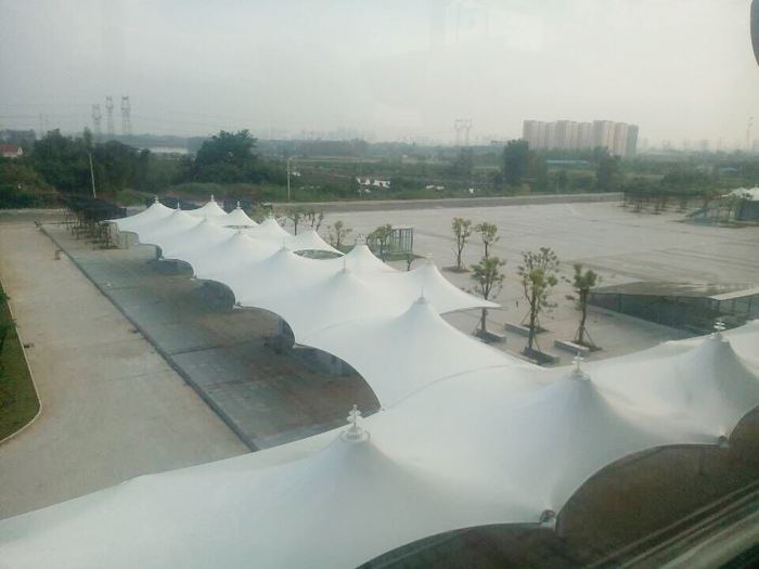 黃岡高鐵站膜結構建筑工程